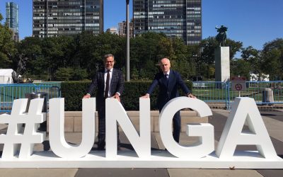ECI wishes UN Secretary-General “Shana Tova” after unprecedented UNGA week in New York: “Time to add eradication of antisemitism to list of UN Sustainable Development Goals”