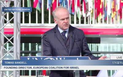 ECI calls out Israel bashing at UN rally in Geneva