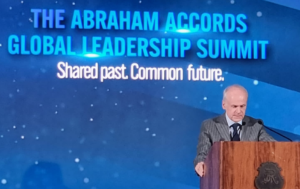 ECI gives closing remarks at Abraham Accords Global Leadership Summit in Rome – Time to expand the circle of peace!